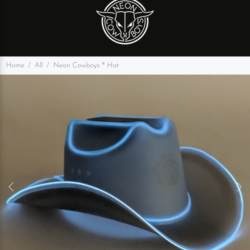 Neon Cowboys’ Smoke White Hat